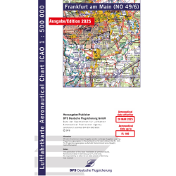ICAO-Karte, Blatt Frankfurt (Ausgabe 2026)