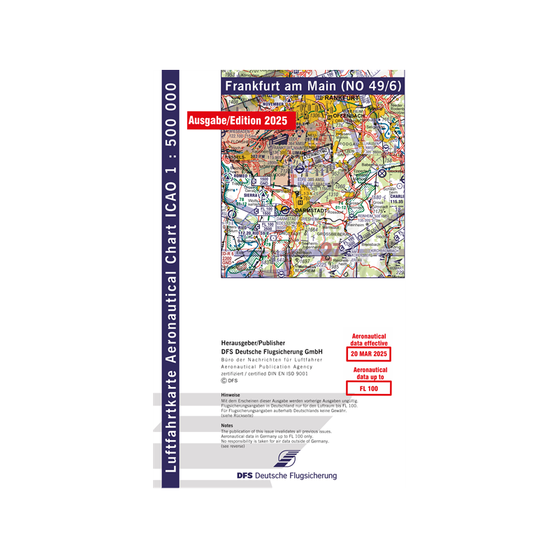 ICAO-Karte, Blatt Frankfurt (Ausgabe 2026)