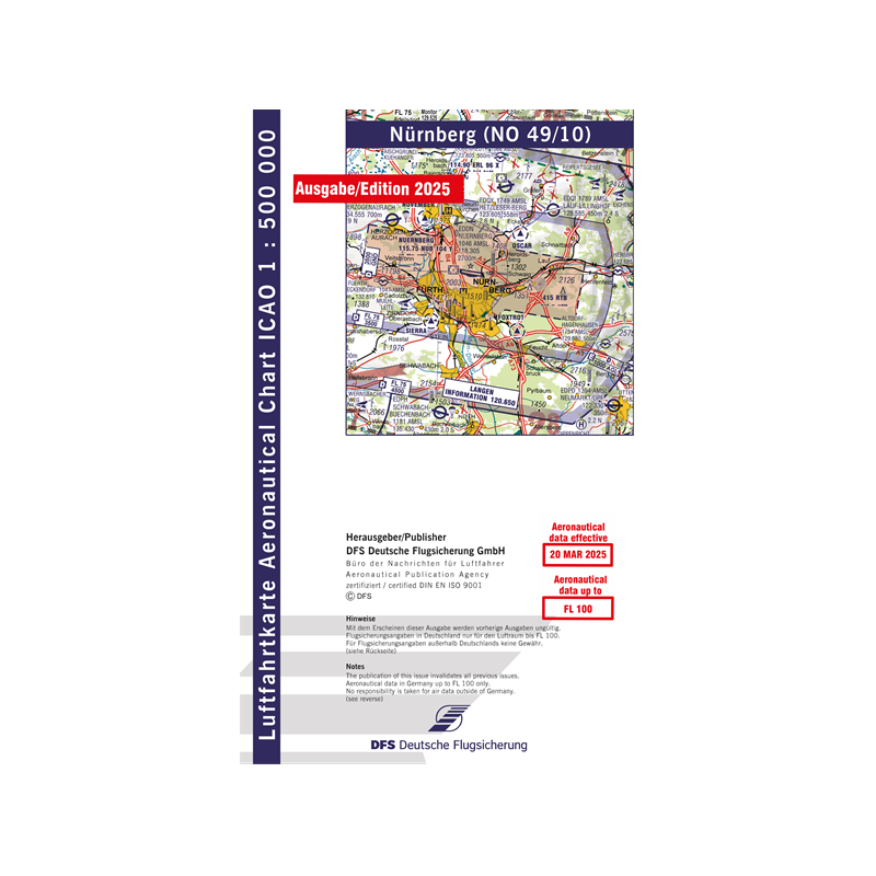 ICAO-Karte, Blatt Nürnberg (Ausgabe 2026)