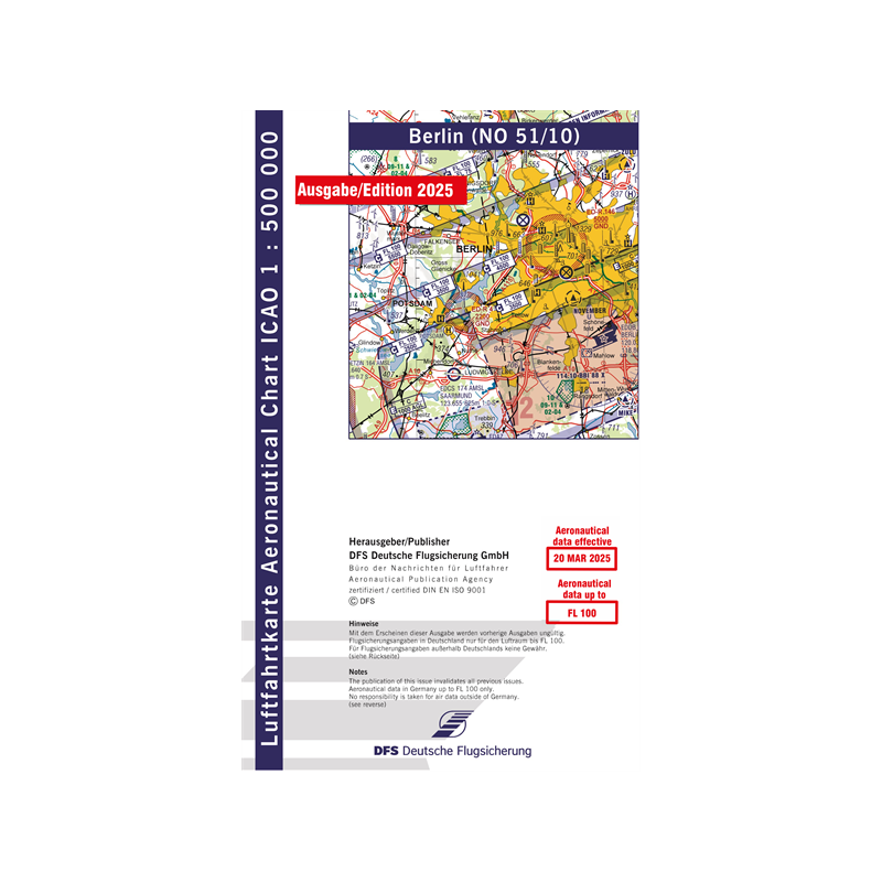ICAO-Karte, Blatt Rostock (Ausgabe 2026)