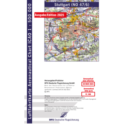 ICAO-Karte, Blatt Stuttgart (Ausgabe 2026)
