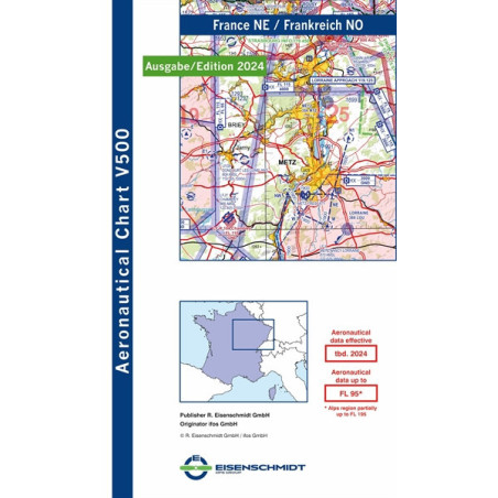 Visual 500 Frankreich Nordost (Ausgabe 2026)